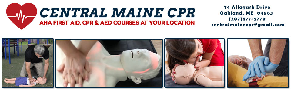 cpr training and first aid classes central maine